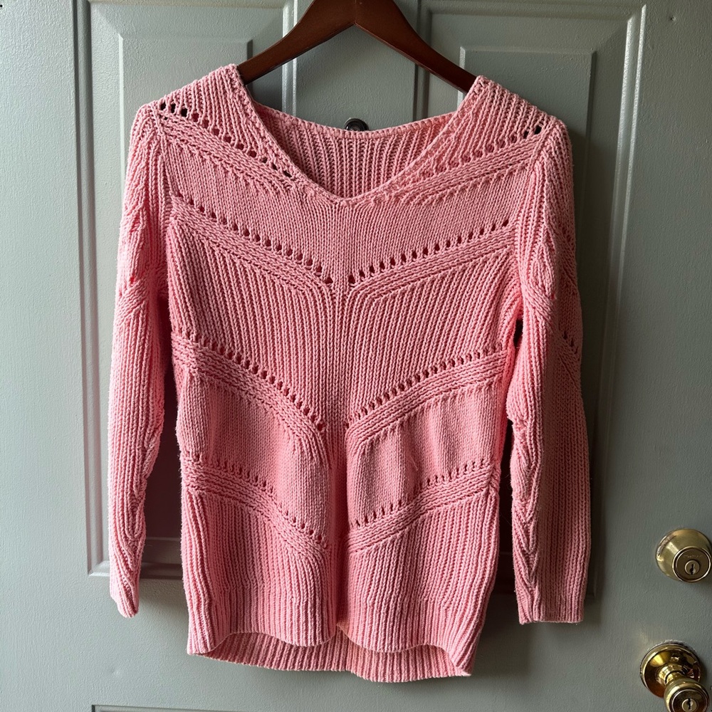 Pink Knit Sweater - Picture 2 of 3